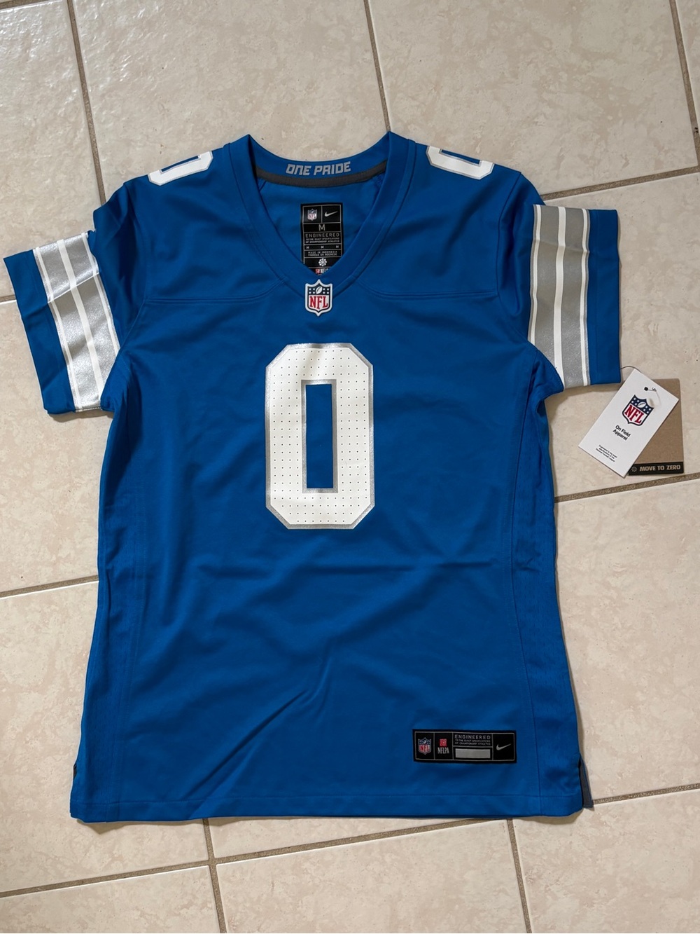 Women's Detroit Lions Jahmyr Gibbs Nike Blue Game Player Jersey